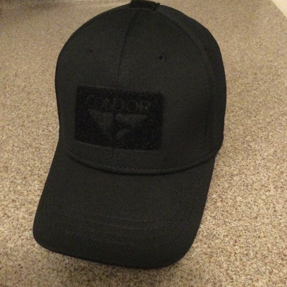 New- Condor Men's Black Baseball Cap with Patch